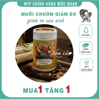 Muối gừng chườm bụng sau sinh MỘC NHAN Muối giảm eo sau sinh, săn bụng, eo thon nhanh, tặng kèm đai chườm - 800g