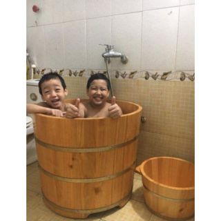 Bồn tắm gỗ hình tròn  giá khuyến mại