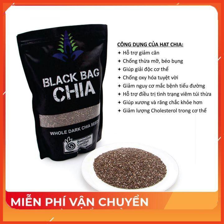 Hạt chia úc Black Bag [FREE SHIP - CHÍNH HÃNG] mẫu mới nhất 500g,