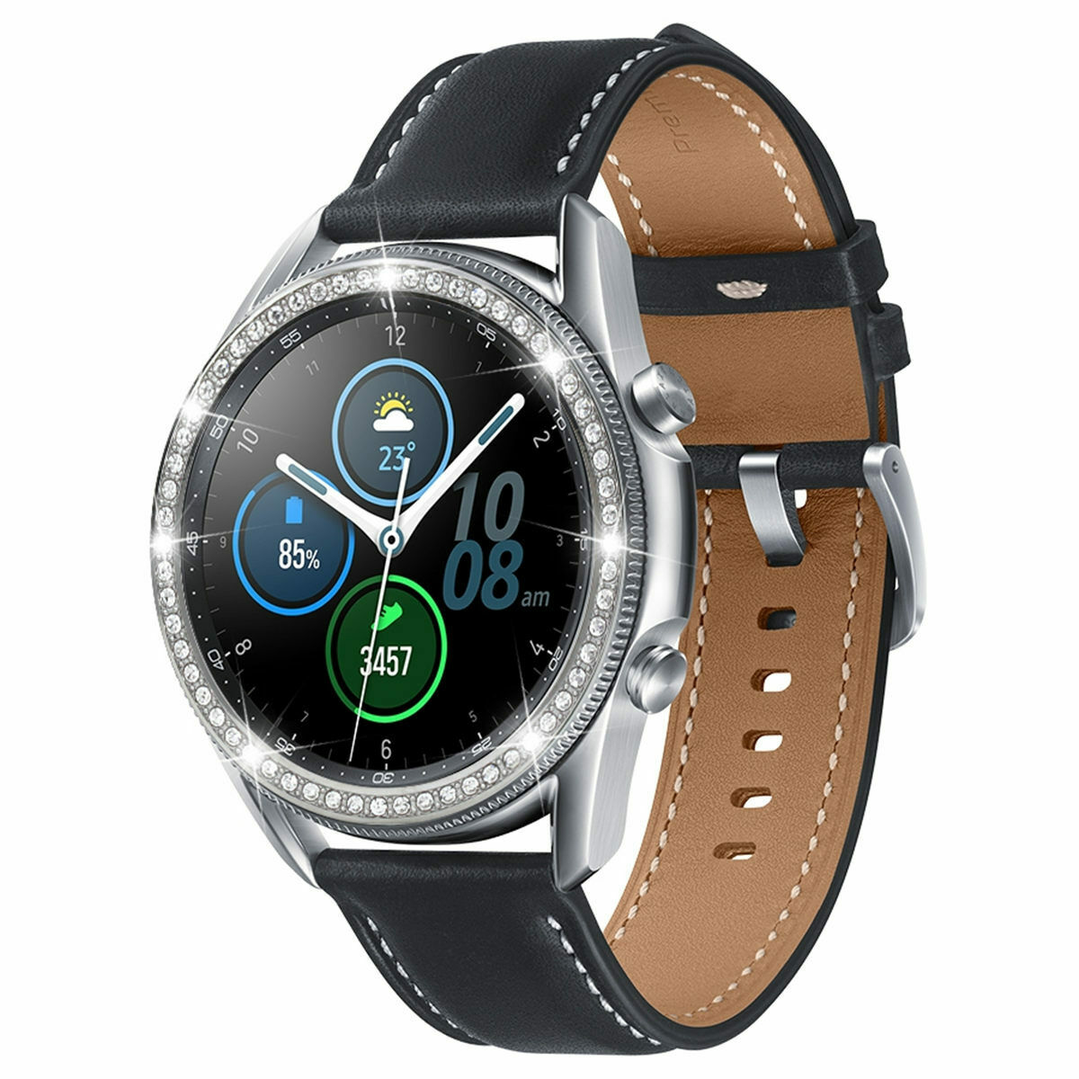 Vành Đính Đá Bảo Vệ Mặt Đồng Hồ Thông Minh Samsung Galaxy Watch 3 41mm
