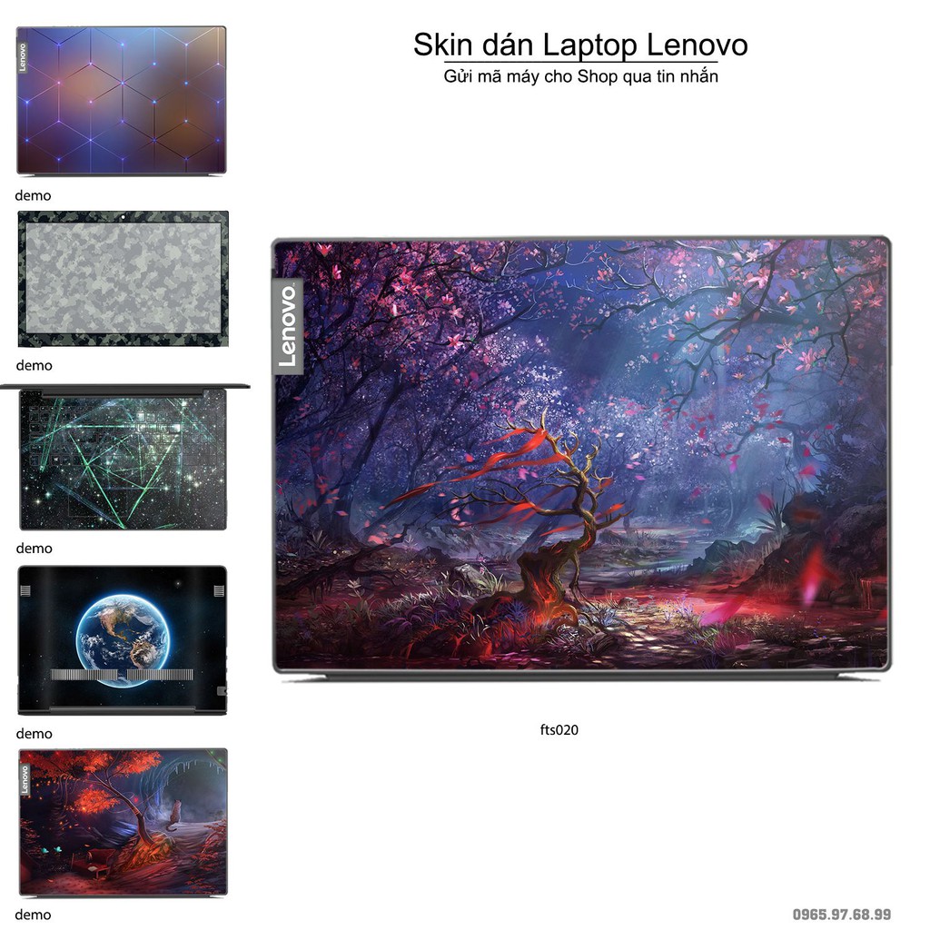 Skin dán Laptop Lenovo in hình Fantasy _nhiều mẫu 3 (inbox mã máy cho Shop)