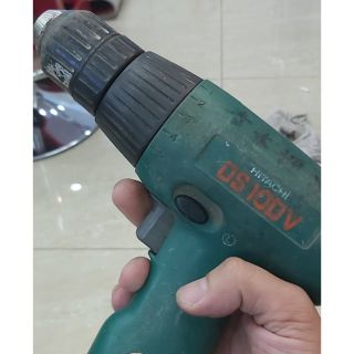 Thân máy Khoan Hitachi bãi cũ như ảnh, vỏ nứt 1-2cm máy hđ tốt
