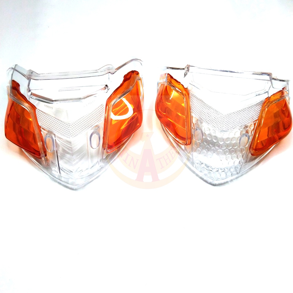 Combo hậu trắng xi nhan cam cho ae Wave 100, Wave 50cc, Wave 110 mới