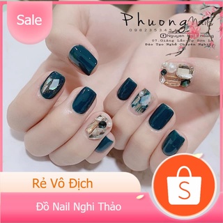 Sơn gel màu xanh cổ vịt cực HOT màu đẹp 2021 được nhiều nàng yêu thích