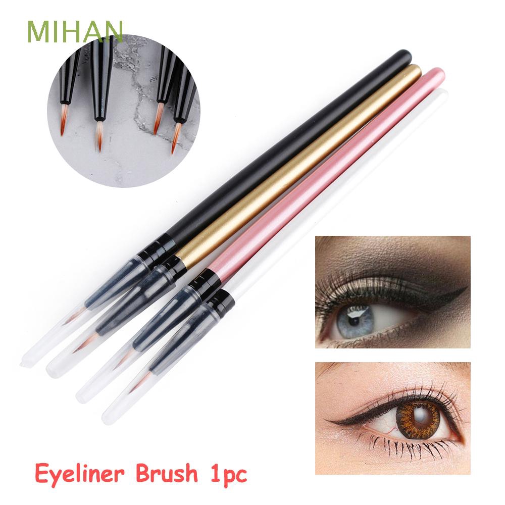 Cọ kẻ mắt trang điểm chuyên nghiệp cán gỗ