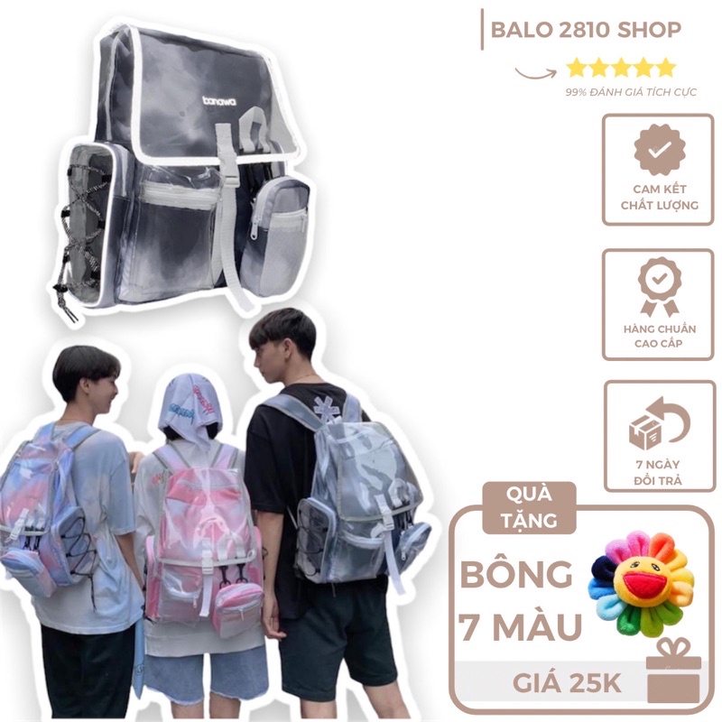 Balo Banawa TieDye Grey Backpack Xám Loang 2810 Clothes Shop Balo Đi Học Đi Chơi Banawa Xám Loang Ulzzang Unisex