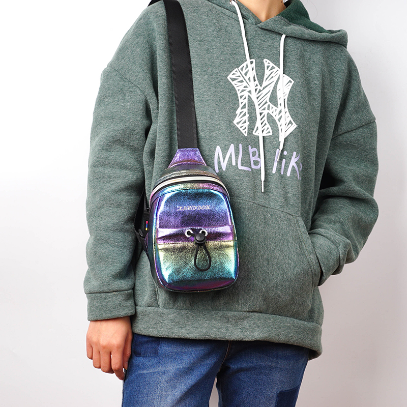 Túi đeo chéo Ksnddeu màu cầu vồng dành cho phái nữ