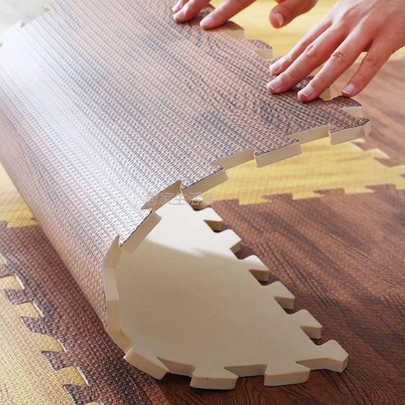 (COD)Puzzle Mat Child Foam Carpet Baby Crawling Mat / Home Splice Carpet/Wood Grain Foam Floor Mat/Puzzle Floor Mat