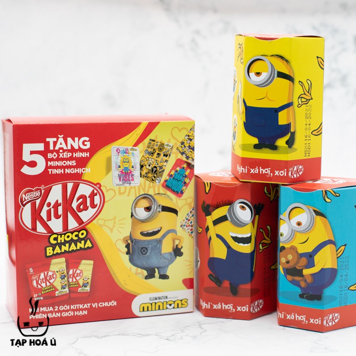 KITKAT BANANA CHUỐI MINIONS LIMITED EDITION - BẢN GIỚI HẠN 2021