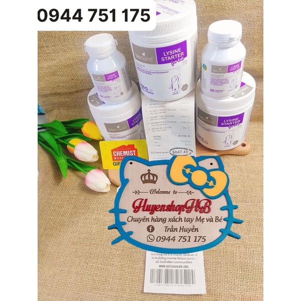 Bột Lysine Bio Island-phát triển tăng chiều cao cho trẻ hbshop