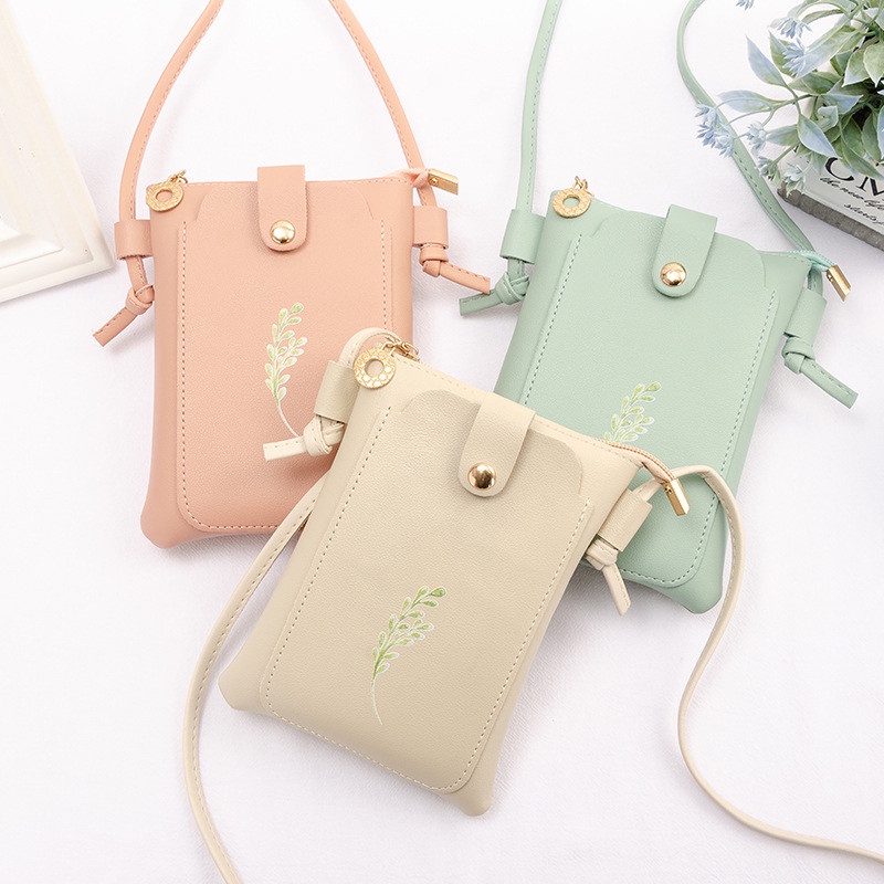 Túi đeo chéo nữ nhỏ xinh phong cách hàn quốc dây kéo miệng túi tiện lợi đi chơi dạo phố HX180
