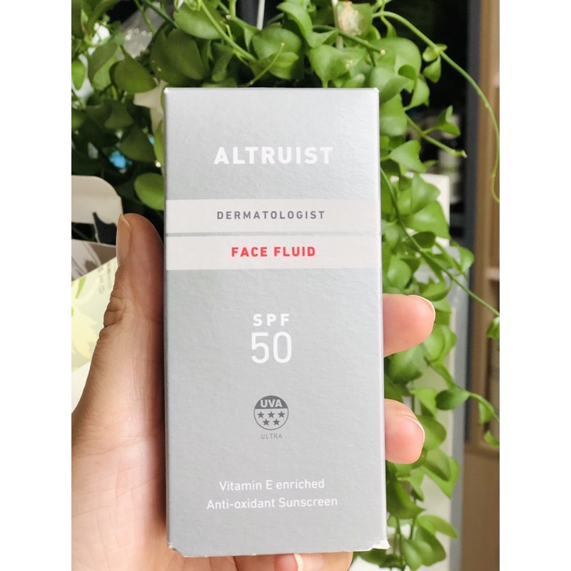 Sữa chống nắng phổ rộng Altruist Face Fluid SPF 50 Sunscreen