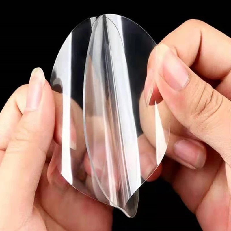 Set 5 Băng Dính Hai Mặt 80X80MM Trong Suốt Chống Nước Không Để Lại Dấu