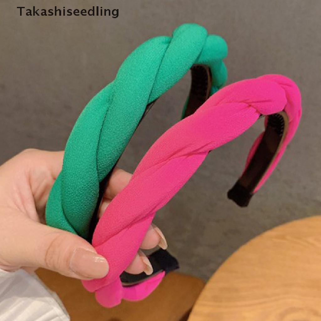 Cài tóc màu trơn kiểu xoắn thời trang cho nữ