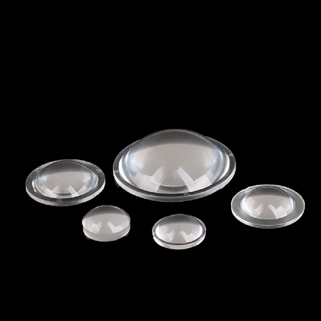 1 Ống Kính Lồi PMMA Plano Acrylic Trong Suốt Cho Đèn Pin LED Đầu Xe Đạp UIO