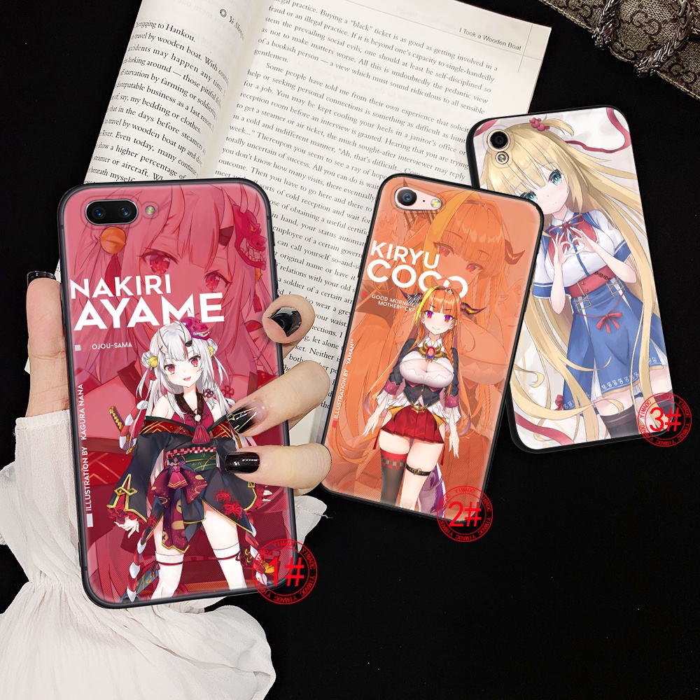Ốp Điện Thoại Mềm Hình Akai Haato Haachama Hololive 3bul Cho Oppo A3S A5 2018 A37 Neo 9 A39 A57 A5S A7 A59 F1S A77 F3 A83 A1 F5 A73 F F9 Pro