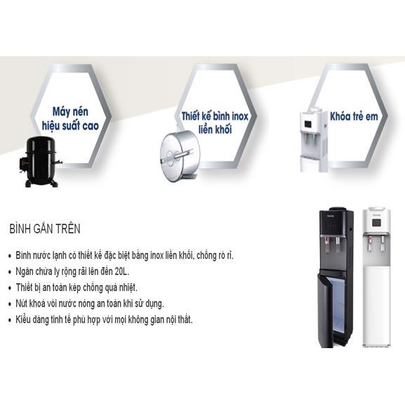 Cây Nước Nóng Lạnh Toshiba RWF-W1664TV - Hàng chính hãng