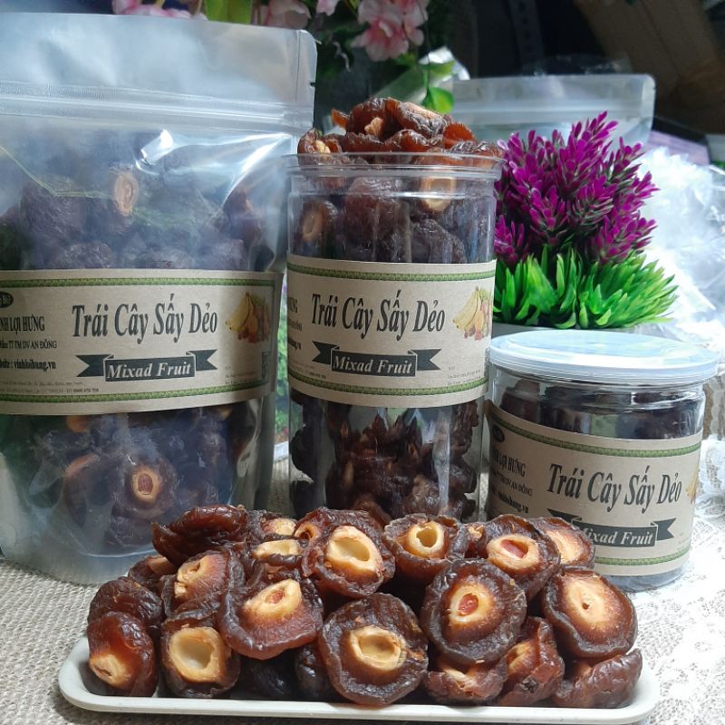 MƠ SẤY DẺO CHUA NGỌT CHẺ ĐÔI QUẢ 500gr