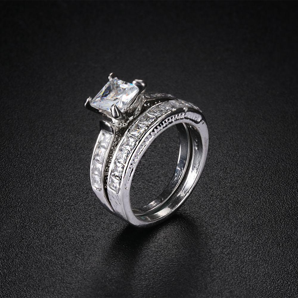EUCA Nhẫn Cưới 2 Trong 1 Thời Trang Cho Nữ