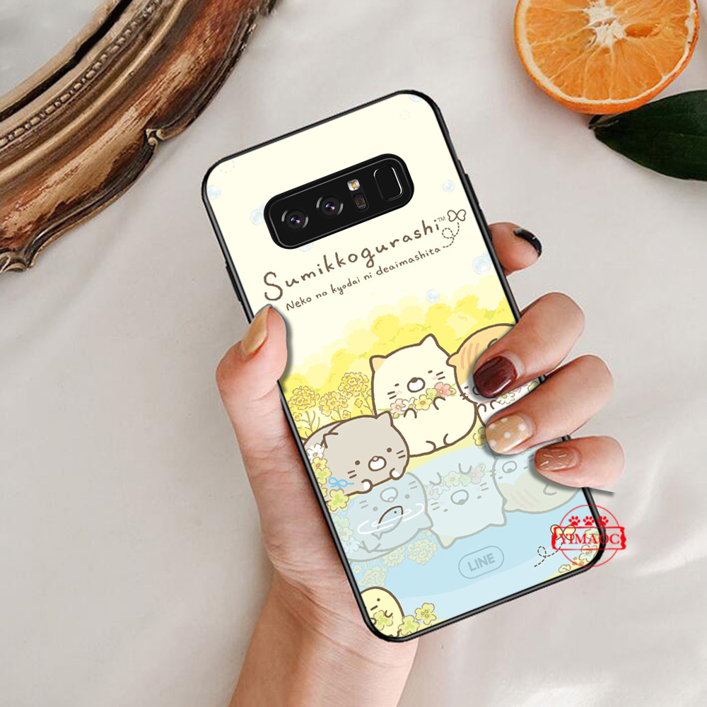 Ốp Điện Thoại Mềm Họa Tiết Sumikko Gurashi Đáng Yêu 109t Cho Samsung Note 8 9 10 Plus Lite 20 Ultra S6 Edge J7 Core