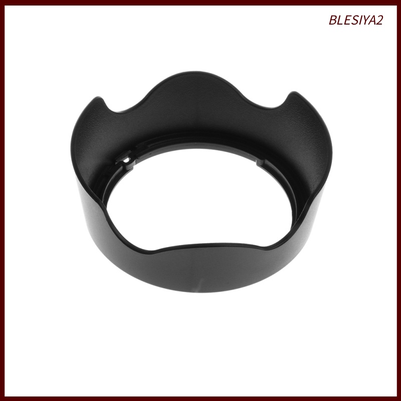 [BLESIYA2]EW-63C Camera Flower Lens Hood for Canon EF-S 18-55mm f3.5-5.6 IS STM Black