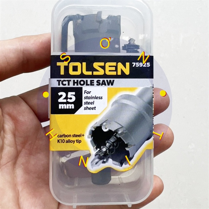 MŨI KHOAN KHOÉT SẮT THÉP, BÊ TÔNG GỖ 25mm TOLSEN 75925