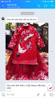 Áo dài diện Tết cho bé