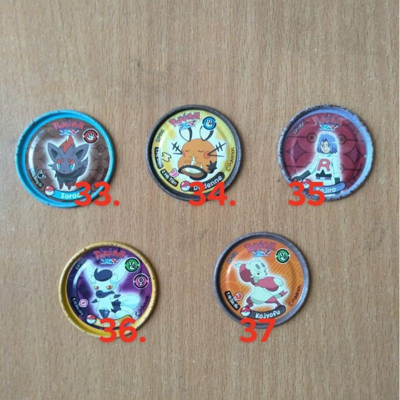 [Một Thẻ] Thẻ Xu Toonies Pokemon X và Y Hàng Cổ 2ND - Thẻ Xu Pokemon