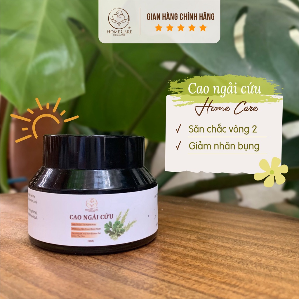 Cao ngải cứu Home Care giảm nhăn làm săn gọn bụng sau sinh - hũ 50g dạng cao