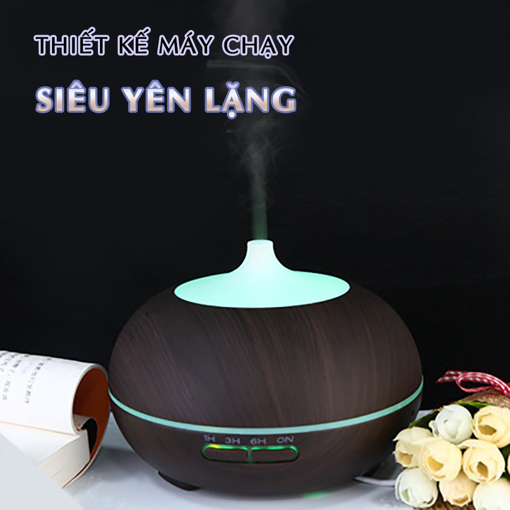 Máy xông tinh dầu bí ngô Lùn kèm1 lọ TD(BH18 tháng) Có REMOTE điều khiển giúp thơm phòng đuổi muổi giảm strees hiệu quả