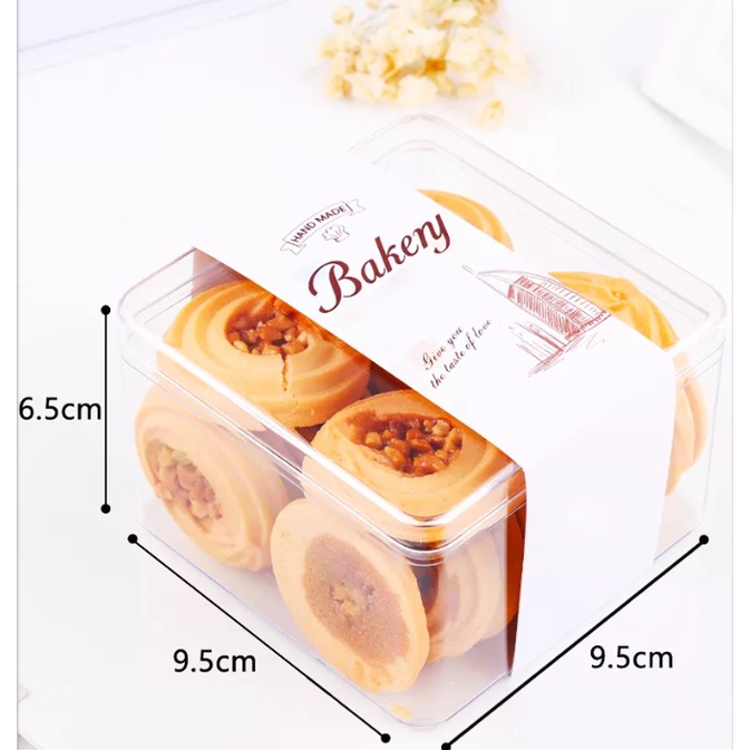 set 10 hộp nhựa pet vuông CH8560 và CH9560