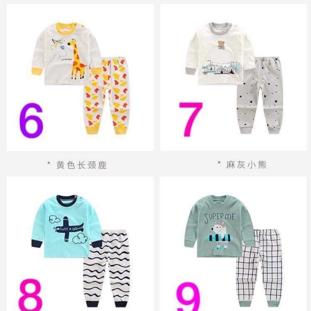 Bộ bé cotton (combo 3b)