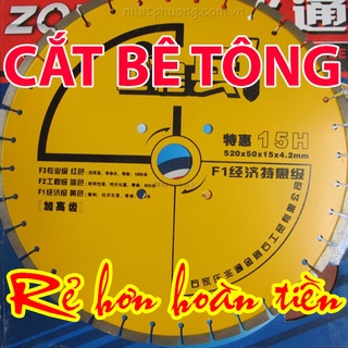 Lưỡi cắt bê tông zonten 520, lưỡi cắt đá zonten 520