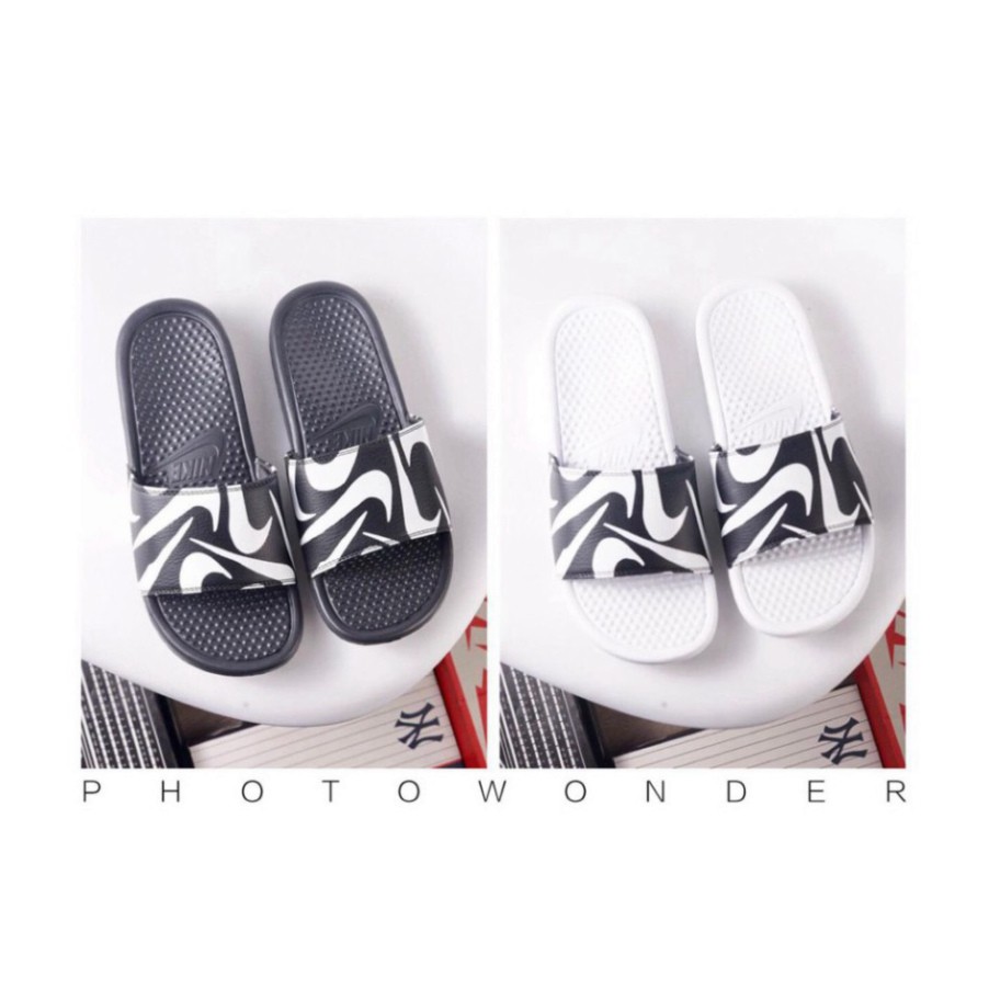 Dép quai ngang nam NIKE JDI PRINT 18 - mang êm chân, đế bền, chống thấm nước, chống trơn trượt - hàng vnxk - BGHouse