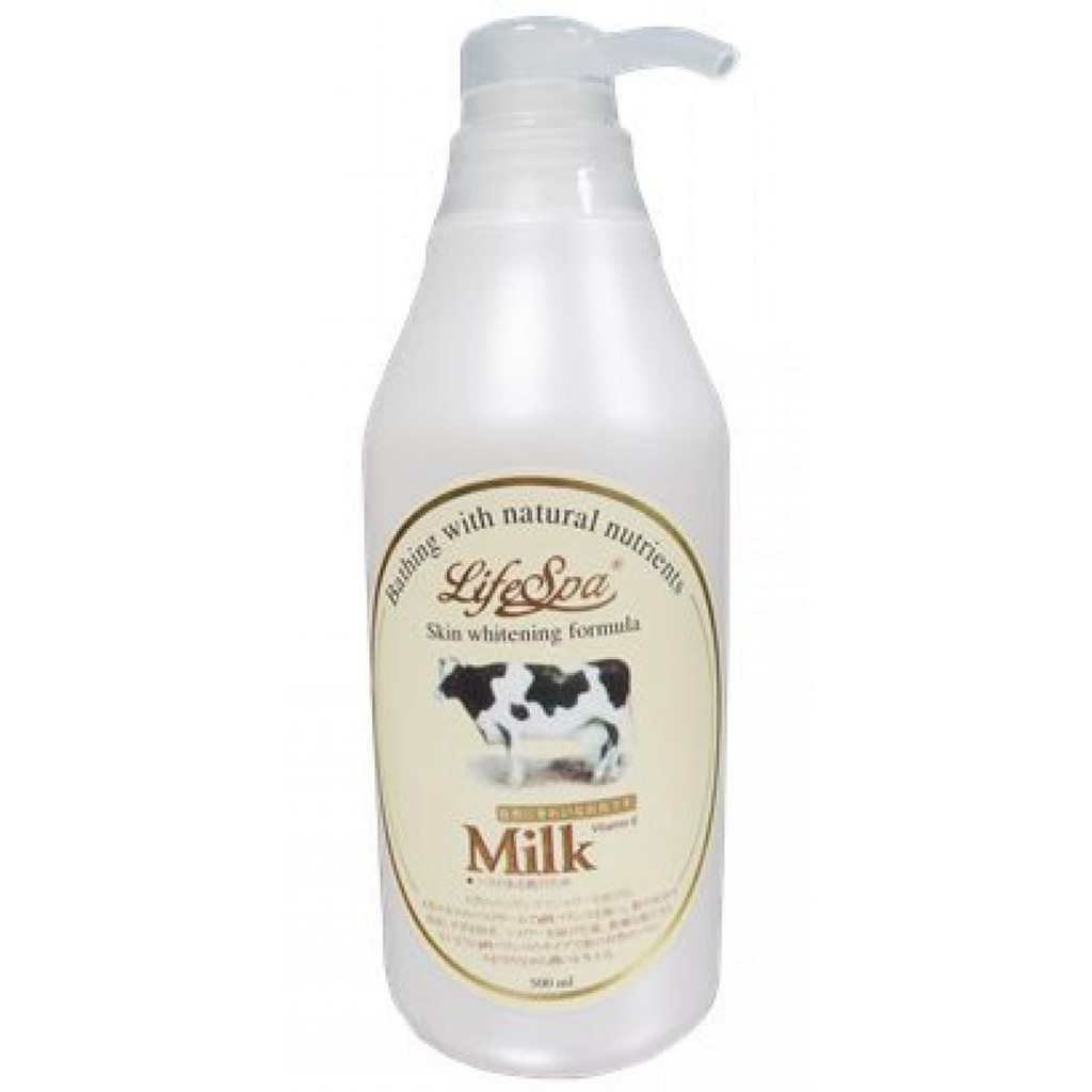 Trend ! Sữa Tắm Trắng Da Milk Life Spa 🇯🇵Nhật Bản 🇯🇵 500ml