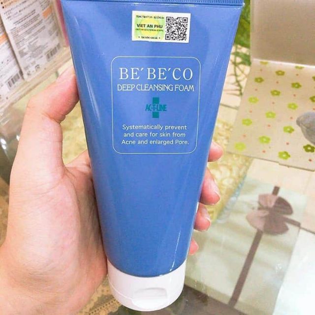 Sữa rửa mặt trị mụn ,kiềm dầu bebeco