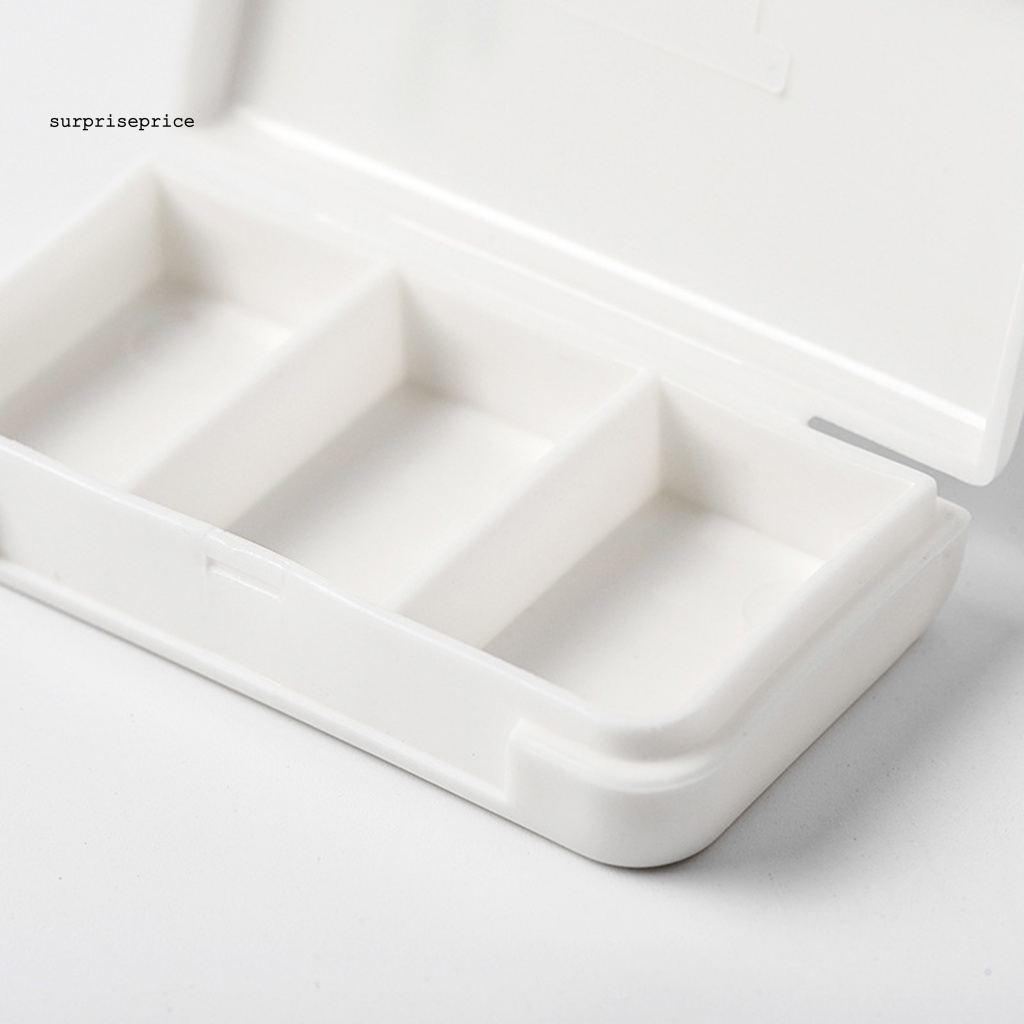 Set 2 Hộp Đựng Thuốc 3 Ngăn Hình Quả Dứa