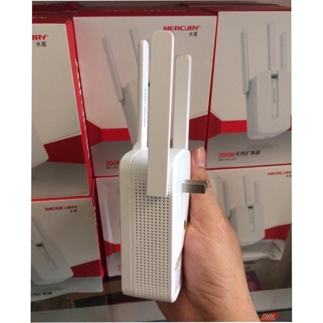 Bộ kích sóng WiFi Mecury 3 râu tốc độ 300 Mpbs