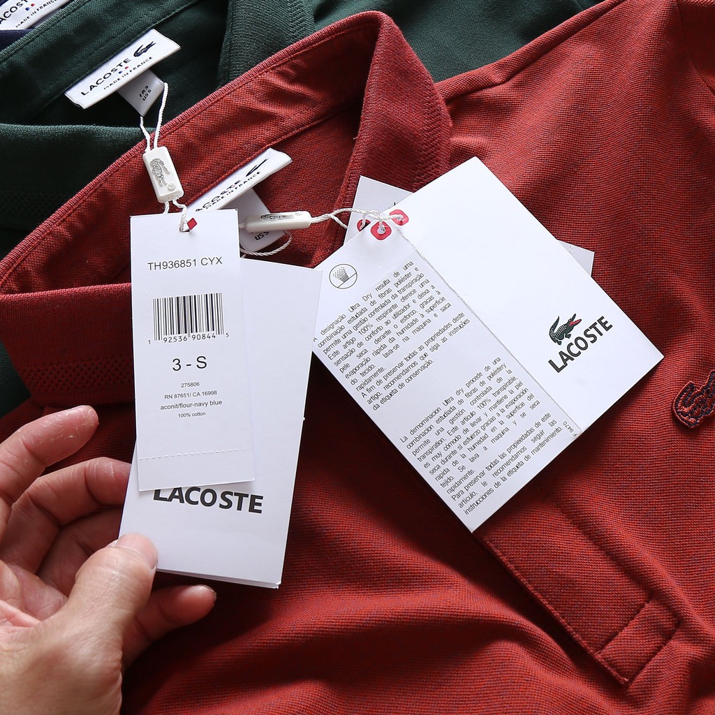 ÁO POLO LACOSTE TRƠN hàng xuất khẩu vnxk cực xịn - trơn không viền cổ vải cao cấp 6 màu  ྇