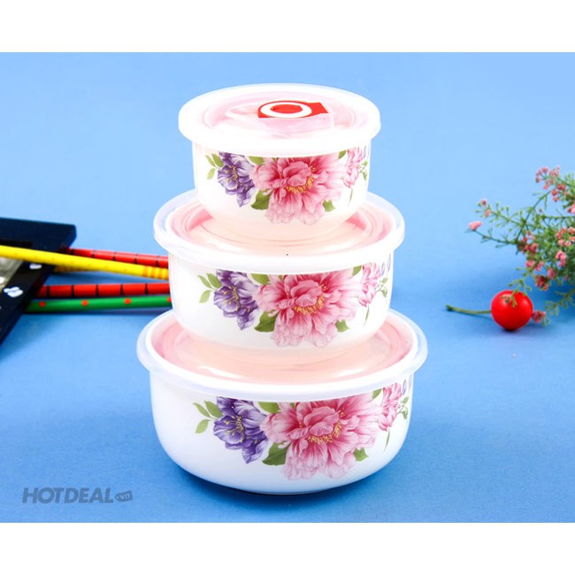 BỘ BA BÁT SỨ HÚT CHÂN KHÔNG SIÊU ĐẸP IN HOA DỄ THƯƠNG CÓ TAI CẦM HOẶC KHÔNG CÓ TAI CẦM[ƠHANGF LOẠI 1] CAM KẾT DÀY DẶN