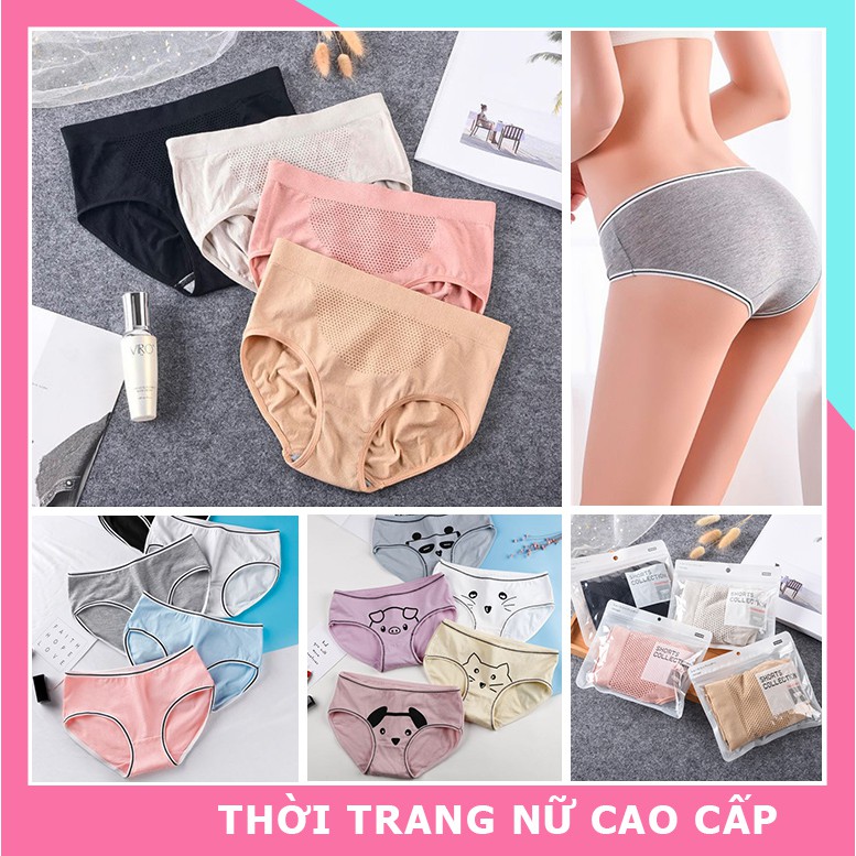 Quần lót ren và họa tiết sexy vải dệt kim cotton kháng khuẩn , đồ lót nữ đáng yêu [Nhiều mẫu để chọn]