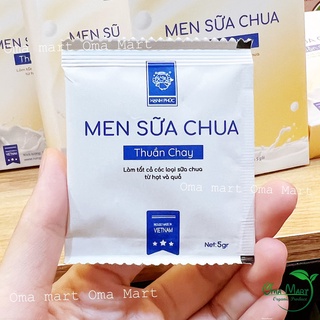 Men làm sữa chua thuần chay Hạnh Phúc (men làm sữa chua từ sữa hạt)