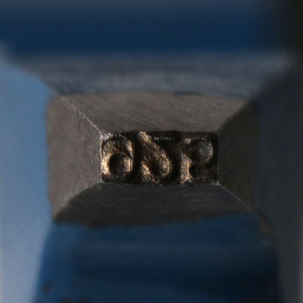 Con Dấu Bằng Thép 925 Tay Cầm Cong Thời Trang