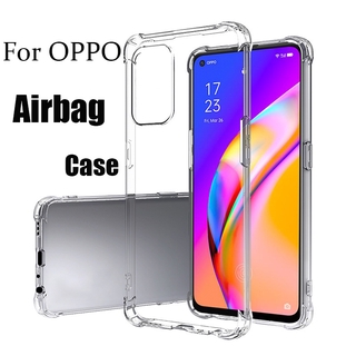Ốp lưng viền vuông chống sốc trong suốt Cho OPPO A98 A96 A78 A77s A77 A76 A95 A74 A58 A57 A54 A94 A73 A93 A53 A36 A33 A32 A52 A72 A92 A17 A17K A12 A15 A15s A31 A5 A9 2020 A1K A3S A5S 4G 5G 2023
