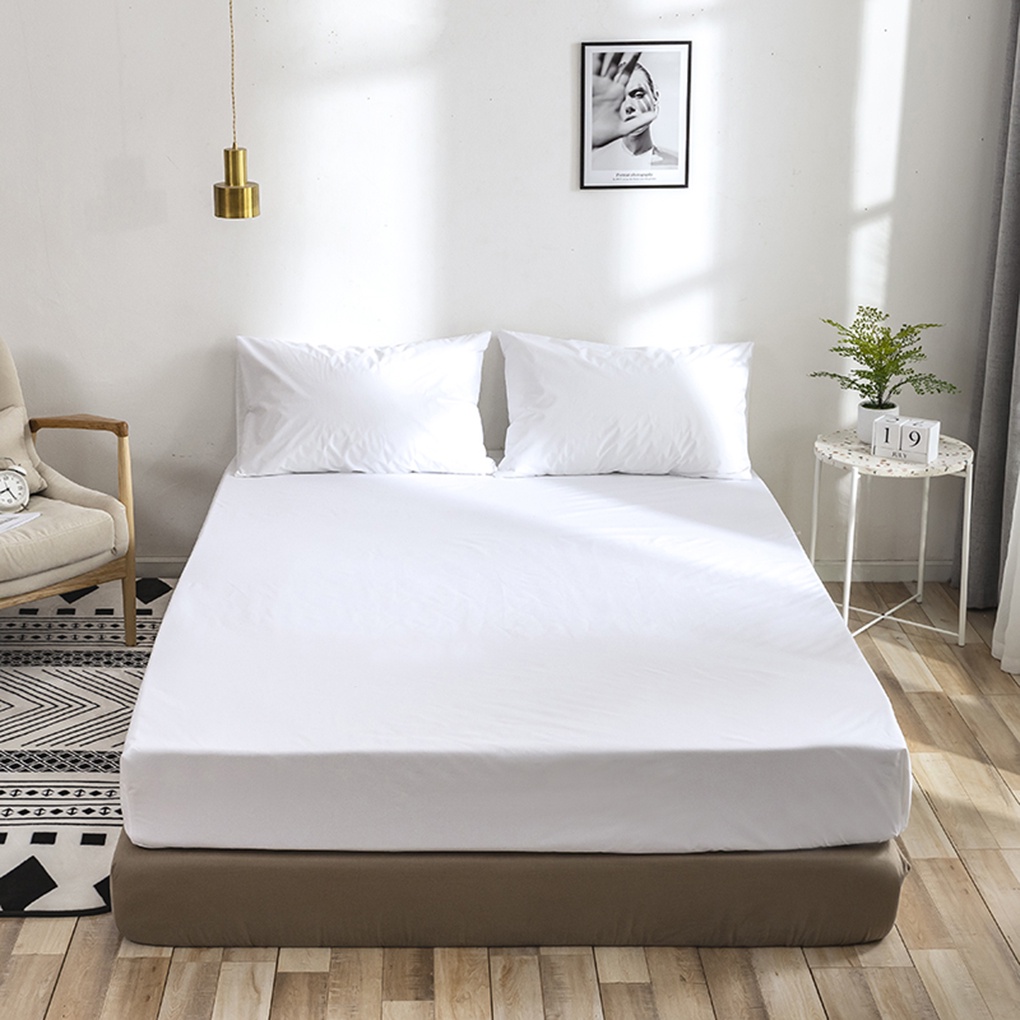 [CHOO] Bed Mattress Cover Waterproof Mattress Protector Topper Pad Fitted Sheet Elastic Bed Linens