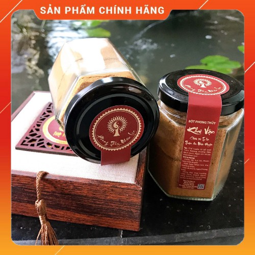 Bột phong thủy xông phòng từ trầm hương, ngọc am, hoàng đàn... để tẩy uế, trừ tà, hút lộc, khai vận 100% thiên nhiên 50g