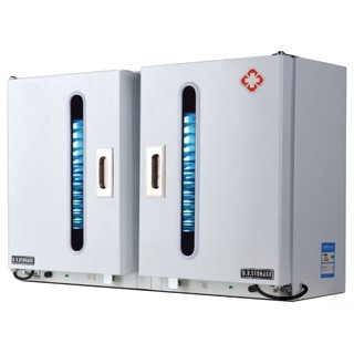 Tủ tiệt trùng tia cực tím - tủ 2 buồng. Tằng kèm 32 khay inox