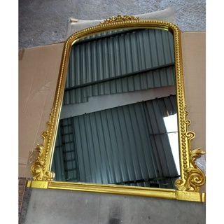 ( KT 75*95 cm) Gương vintage khung gỗ DPGG02