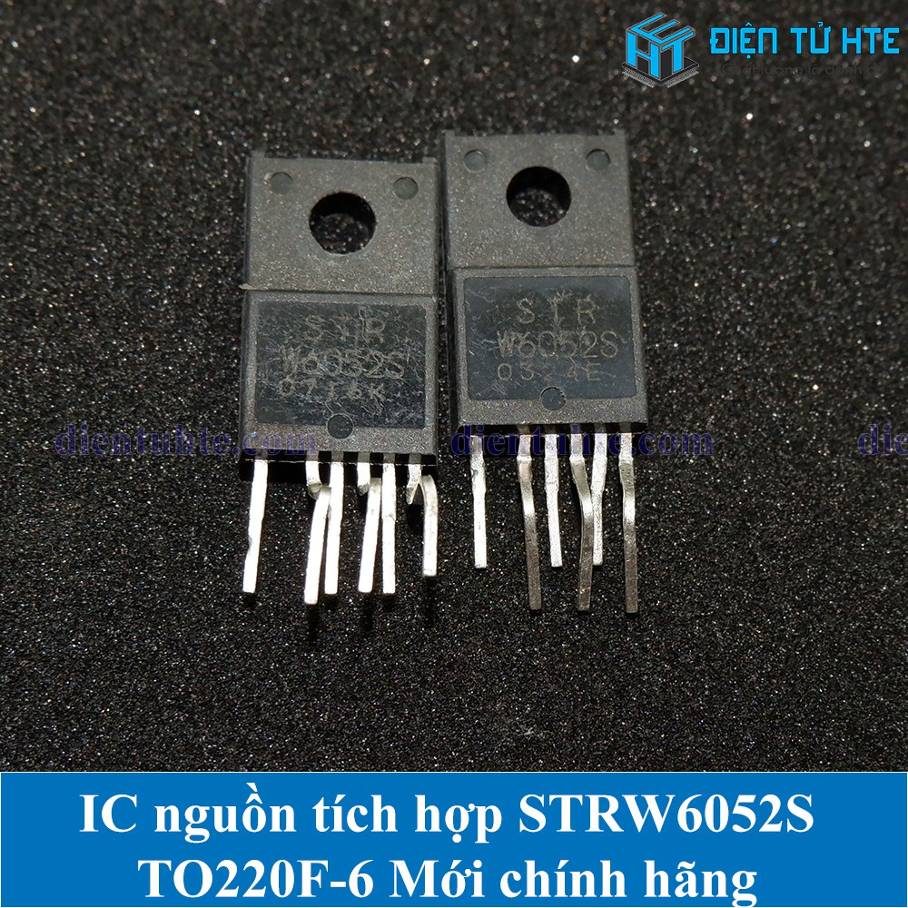 IC nguồn xung tích hợp STR-W6052S STRW6052S W6052S W6052 TO220-6 Mới Chính Hãng (1 con)
