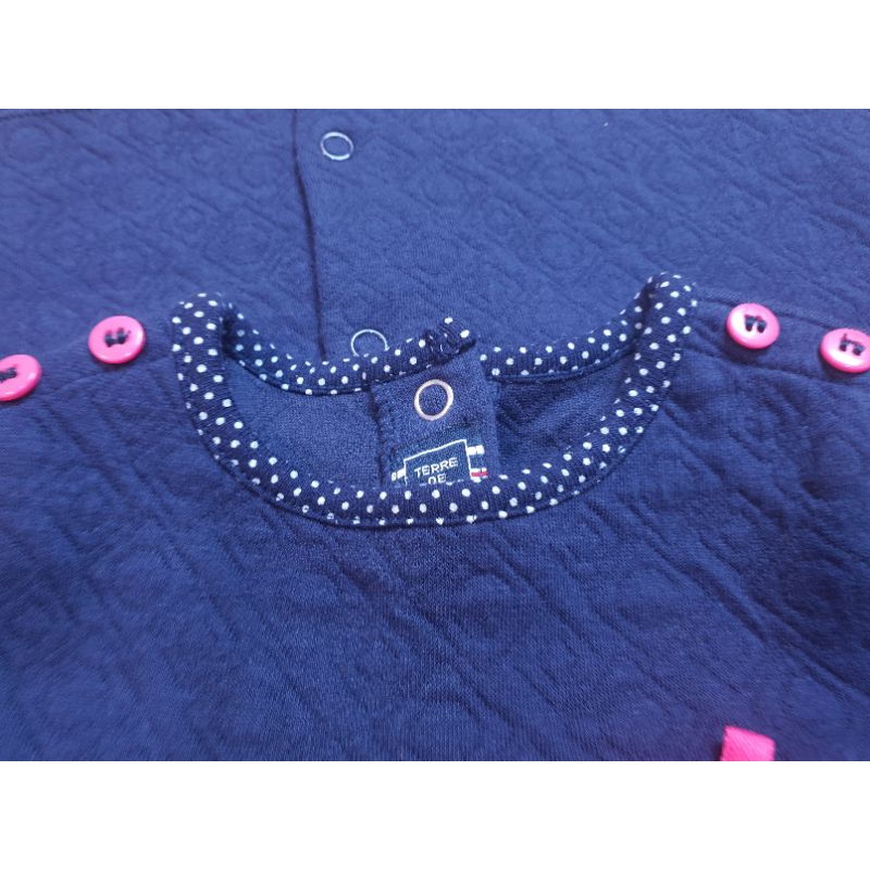 Đầm bé gái hàng xuất Pháp chất vải bông mềm nhẹ ấm cho trẻ nhỏ